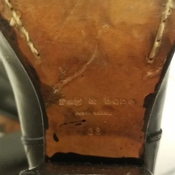 Rag & bone combat booties 38 - Picture 8 of 8